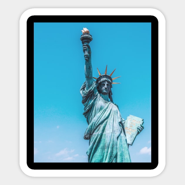 Statue of Liberty Sticker by PatrioTEEism